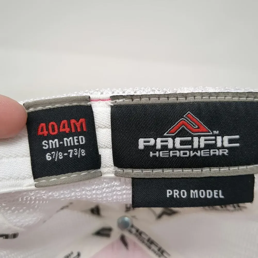 Pacific Headwear Baseball Cap Pink 7 3/8 Plant Health Technologies Mesh Hat